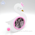 Wood Swan Photo Frame Swan Princess Beautiful wooden photo frame for girls Manufactory